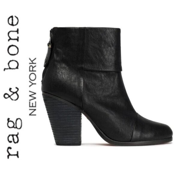 RAG & BONE Newberry Ankle Classic Booties Size 36.5 - Picture 3 of 16